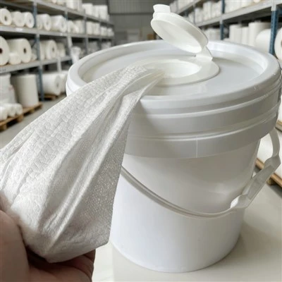 Bucket-Опаковани релефни Spunlace кърпички